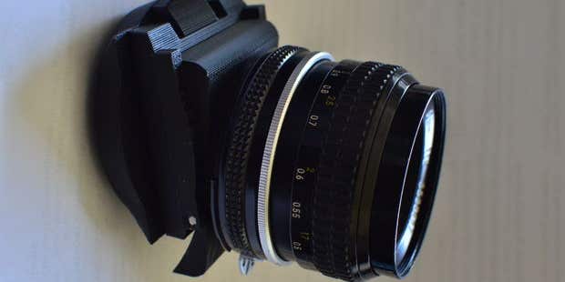 3D Printer Makes Macro Tilt Shift Lens Adapter On The Cheap