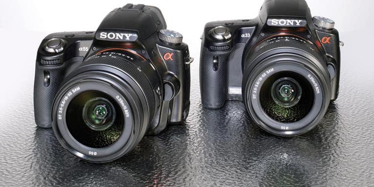 Lab Test: Sony Alpha 33 and 55