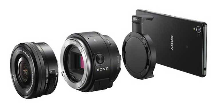 New Gear: Sony QX1 Brings Interchangeable-Lenses to Smartphone-Attached Cameras New Gear: Sony QX1 Brings Interchangeable-Lenses to Smartphone-Attached Cameras