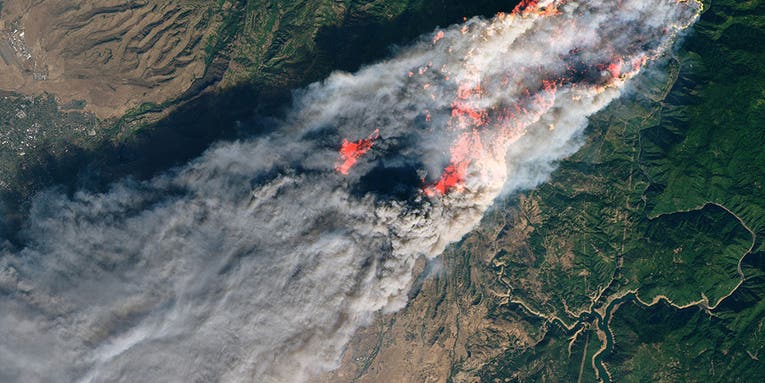NASA provides a powerful view of California’s deadly wildfires