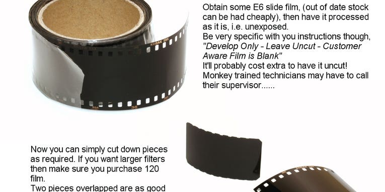 Using Exposed Film to Turn an On-Camera Flash Into a Dedicated Wireless Trigger Using Exposed Film to Turn an On-Camera Flash Into a Dedicated Wireless Trigger