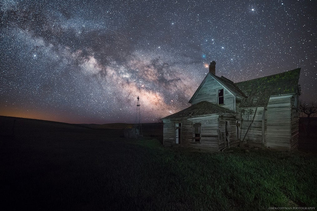 Today's Photo of the Day comes from Ben Coffman in Oregon. Ben photographed this abanadoned farm house on a very clear night with a long exposure to capture the stars in the sky. See more of Ben's work<a href="http://www.flickr.com/photos/ben_coffman/"> here. </a>