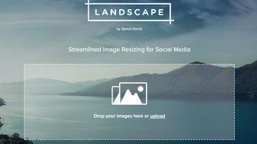 Sprout Social Landscape Web Tool For Resizing Instagram and Facebook Photos