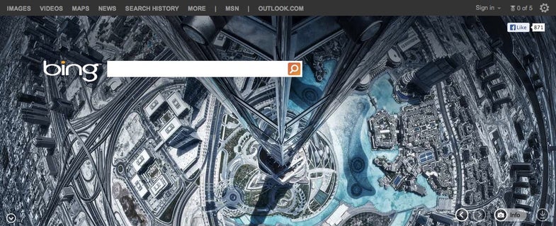 bing homepage