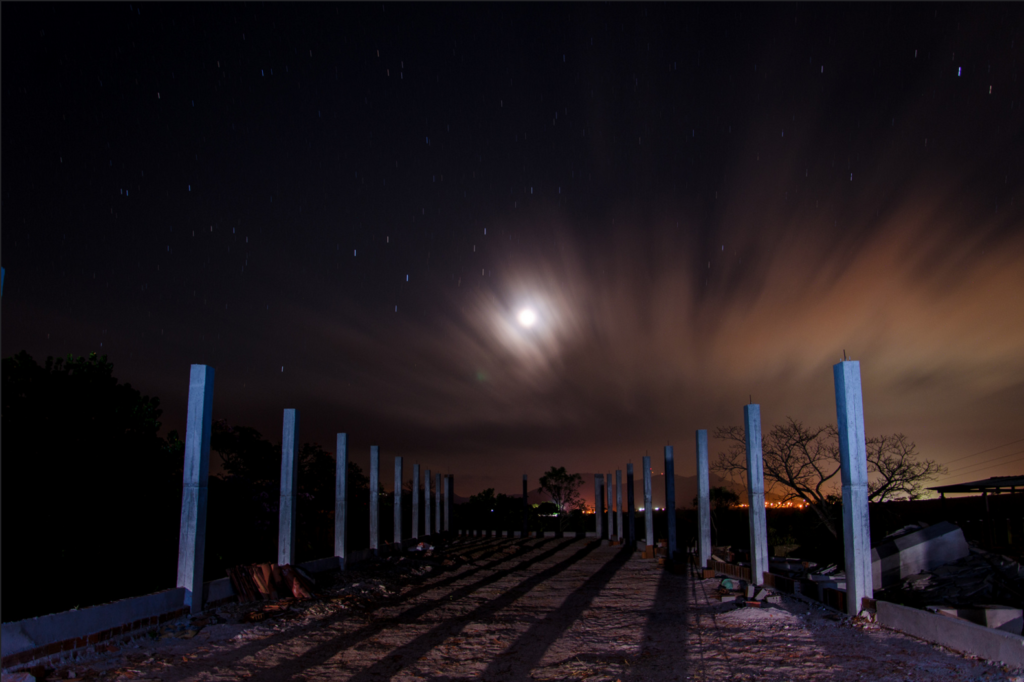 Today's Photo of the Day was taken by Jordi Corbilla using a Nikon D7000, an 18mm lens and a long two minute exposure. "I used a big torch to paint each single pillar," Corbilla writes regarding how he made the image. "The place collapsed few weeks ago and they are still rebuilding it from scratch. I took this opportunity to take a nice picture of it. I loved the way the clouds are shown with the different shadows." See more work <a href="https://www.flickr.com/photos/jordicorbillaphotography/">here. </a>