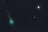 Comet Lulin and Saturn