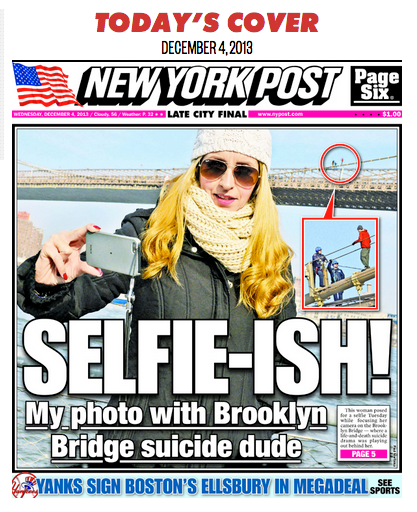 New York Post Selfie Cover