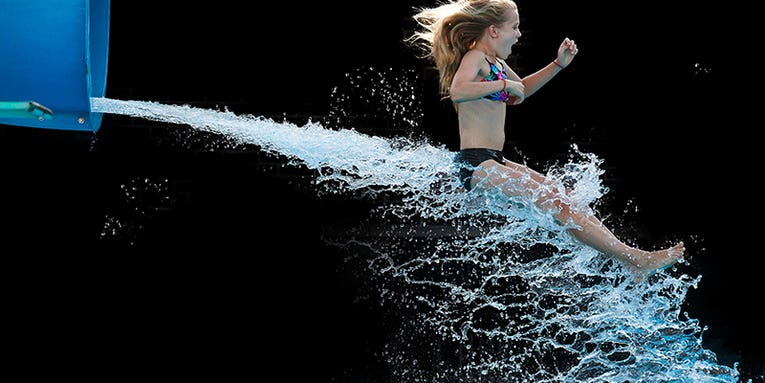My Project: Krista Long’s Photos of High Speed Water Slide Riders
