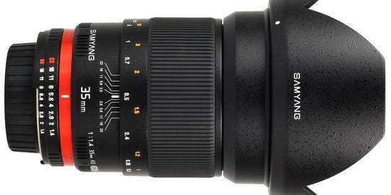 Samyang Finalizes its Modified 35mm f/1.4 AS UMC Lens