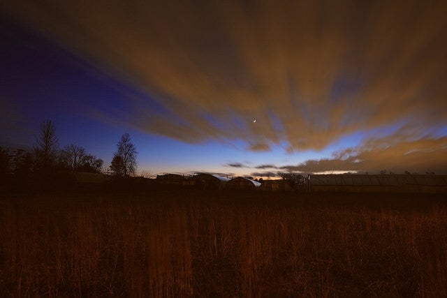 Today's Photo of the Day comes from David Kidd and was taken on the edge of a farm in Kentucky using a Fujifilm X-T1 with a XF 14mm F2.8 R lens. An 85 second exposure at f/16, ISO 200 gives the clouds their dramatic feeling. See more of David's work <a href="http://www.flickr.com/photos/system58/">here.</a>