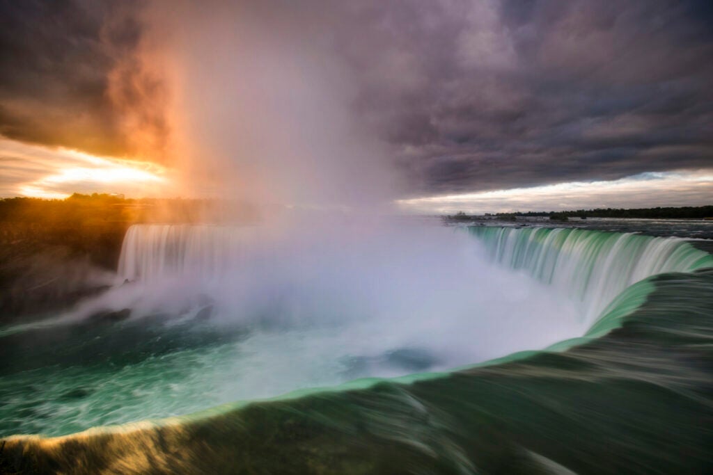 Sunrise in Niagara Falls