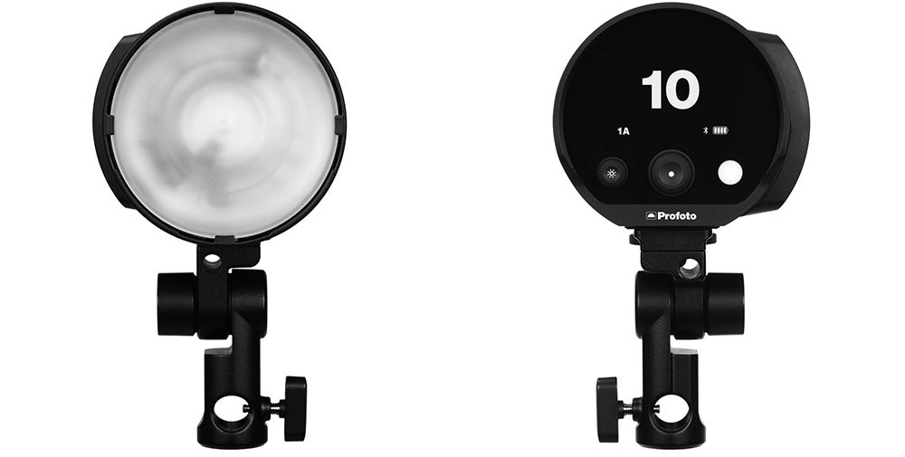 Profoto 250W B10 flash head front and back