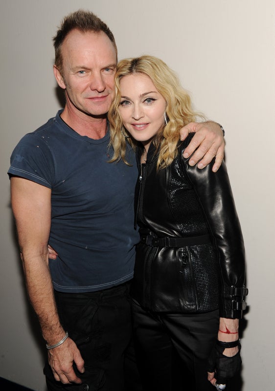Sting and Madonna