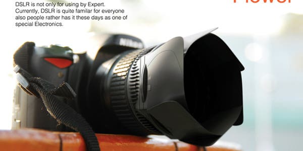The Flower Combines Lens Cap And Lens Hood The Flower Combines Lens Cap And Lens Hood
