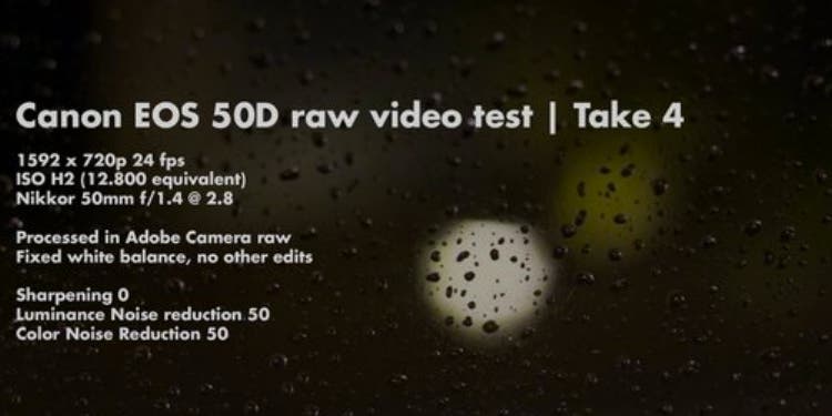Canon 50D Gets Raw Video Thanks to Magic Lantern