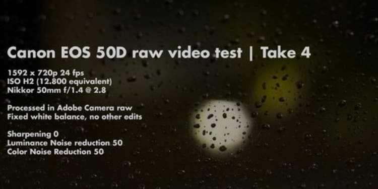 Canon 50D Gets Raw Video Thanks to Magic Lantern Canon 50D Gets Raw Video Thanks to Magic Lantern