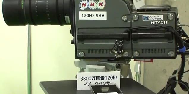 NHK Video Camera Captures 33-Megapixel Images At 120 FPS