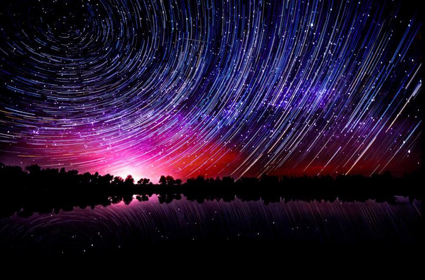 Star Trails Over Howe's Lake