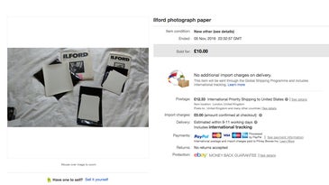 oops photo paper auction