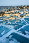 Ice details on Lake Abraham - Bighorn Wildlands - Alberta Canada