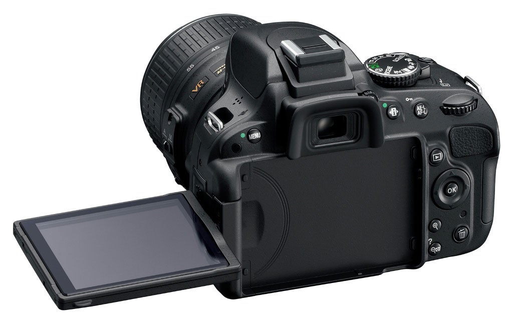 Nikon D5100 Back With Open Screen