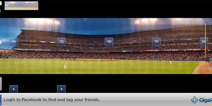 1,596-Megapixel Image of Game 1 of the World Series is Taggable