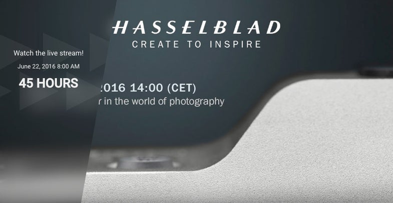 Hasselblad world's first announcement