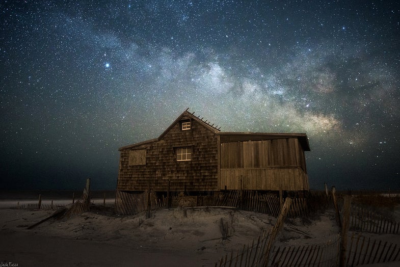 Today's Photo of the Day comes from Jack Fusco and was taken on Island Beach State Park in New Jersey with a Nikon D800E and a 14-24mm lens. Fusco says planning for this shot of the Milky Way over the historic Judge's Shack took nearly a year. See more of his work <a href="http://www.flickr.com/photos/xclearmindx/">here.</a>