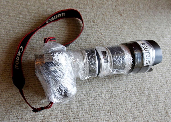 Wrapped camera