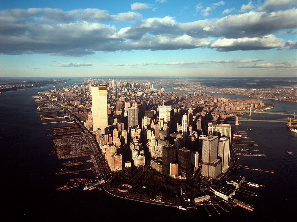 twin towers in manhattan