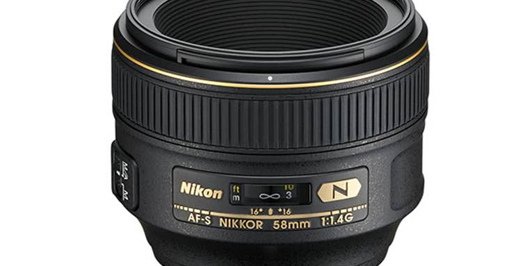 New Gear: Nikon 58mm NIKKOR F/1.4G Full-Frame, Prime Lens