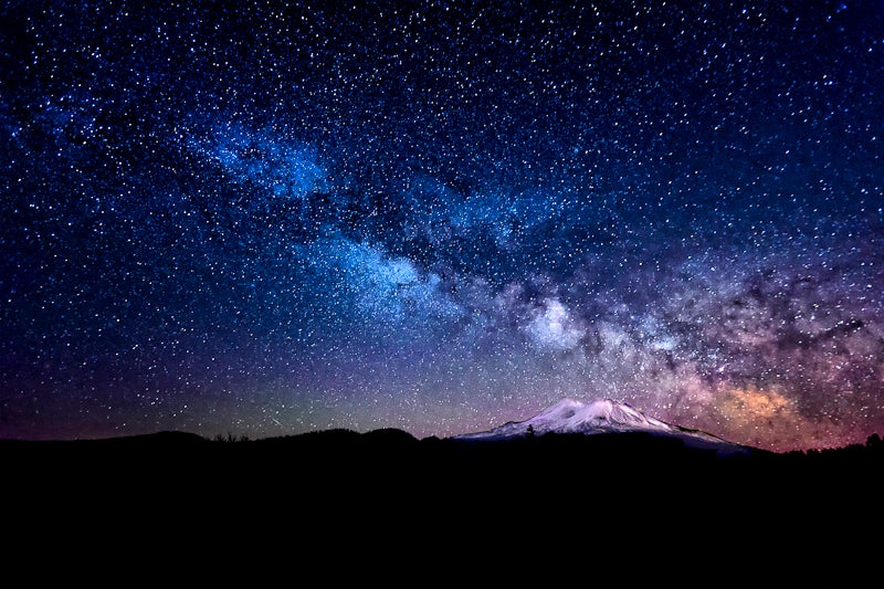 Milky Way over Shasta
