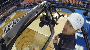 Setting Up a Backboard Camera To Shoot NCAA Basketball Games