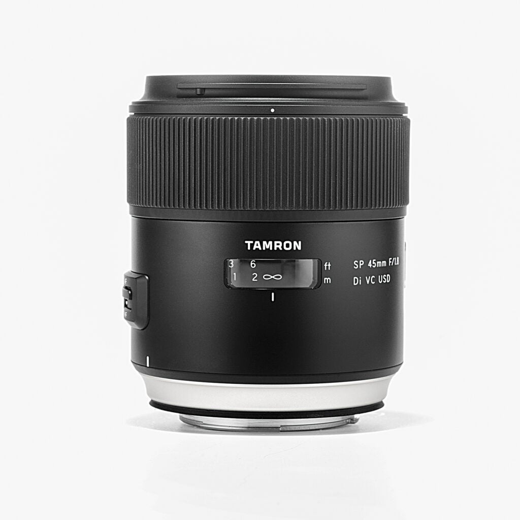 The Tamron SP 35mm f/1.8 VC full-frame prime lens
