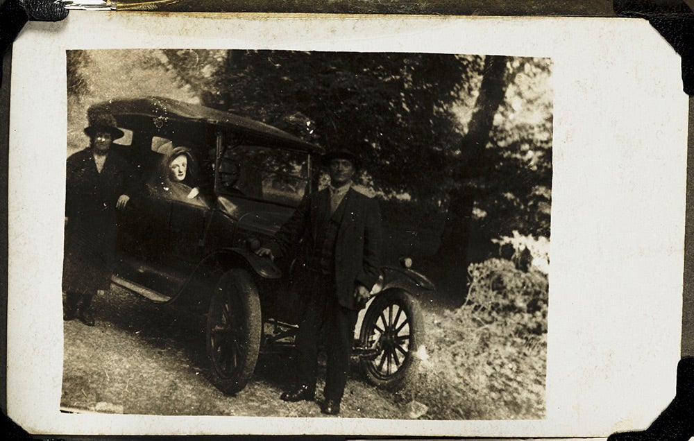 Couple with a spirit in their car