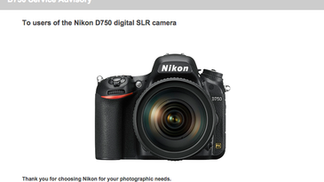 Nikon Releases Official D750 Service Advisory About Flare Issue