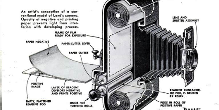 #TBT to 1947: Introducing the Polaroid Camera, a darkroom in a box, and DIY shadow backgrounds for moody portraits