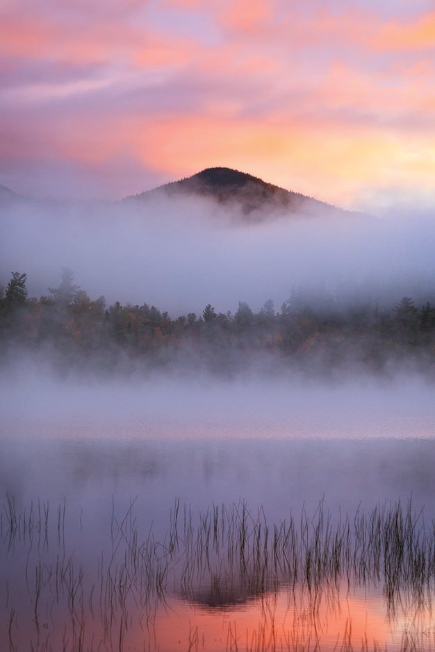 The iconic mist of the region rises in Chris Tennant's shot made with a Canon EOS 5D Mark II and 24–105mm f/4L Canon EF IS lens with circular polarizer. Exposure: 1/15 sec at f/10, ISO 640. A Feisol tripod was used for all photos in this feature.