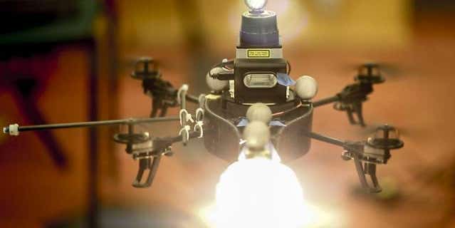 The Litrobot Is An Autonomous Lighting Drone The Litrobot Is An Autonomous Lighting Drone