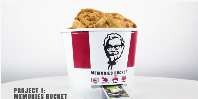 KFC Is Making a Fried Chicken Bucket That’s Also a Portable Photo Printer