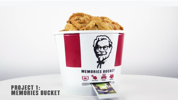 KFC fried chicken bucket printer