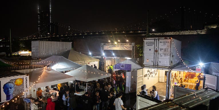 Photoville is a free annual photography pop up festival in Brooklyn Bridge Park