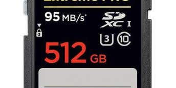 New Gear: SanDisk Announces 512 GB Extreme Pro SDXC Memory Card New Gear: SanDisk Announces 512 GB Extreme Pro SDXC Memory Card