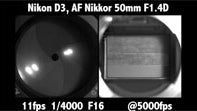 Nikon D3 Shutter in Slow Motion
