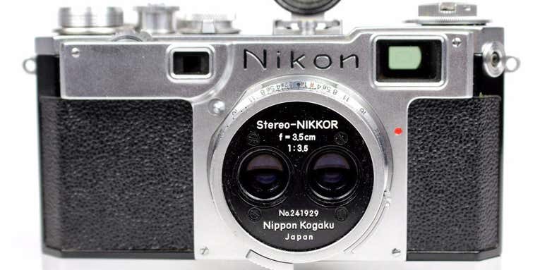 eBay Watch: Nikon S2 Rangefinder Camera With Nikkor Stereo 3D Lens