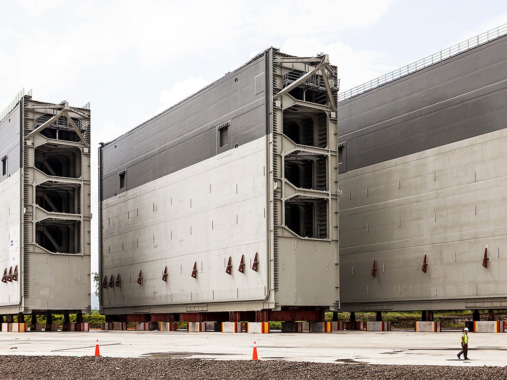 Panama Canal expansion site