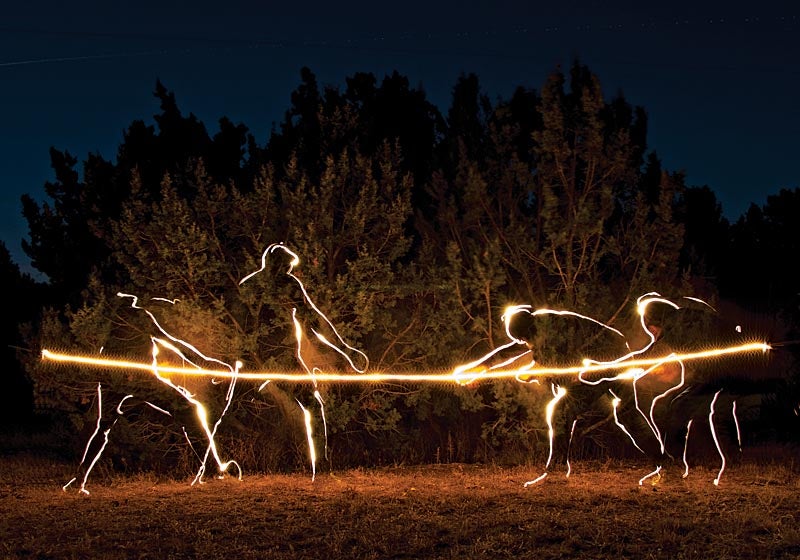 tug of war with a rope light