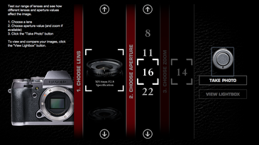 Fujifilm Virtual Lens Demo