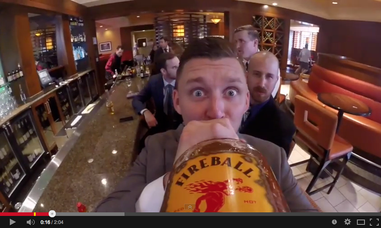 Liquor Bottle GoPro Wedding Video