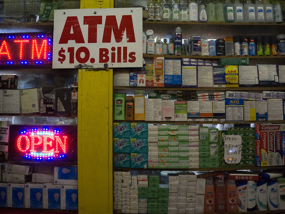 ATM gas station cigarettes